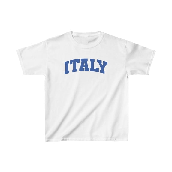 Italy Kids Shirt Gifts Youth Tee Tshirt