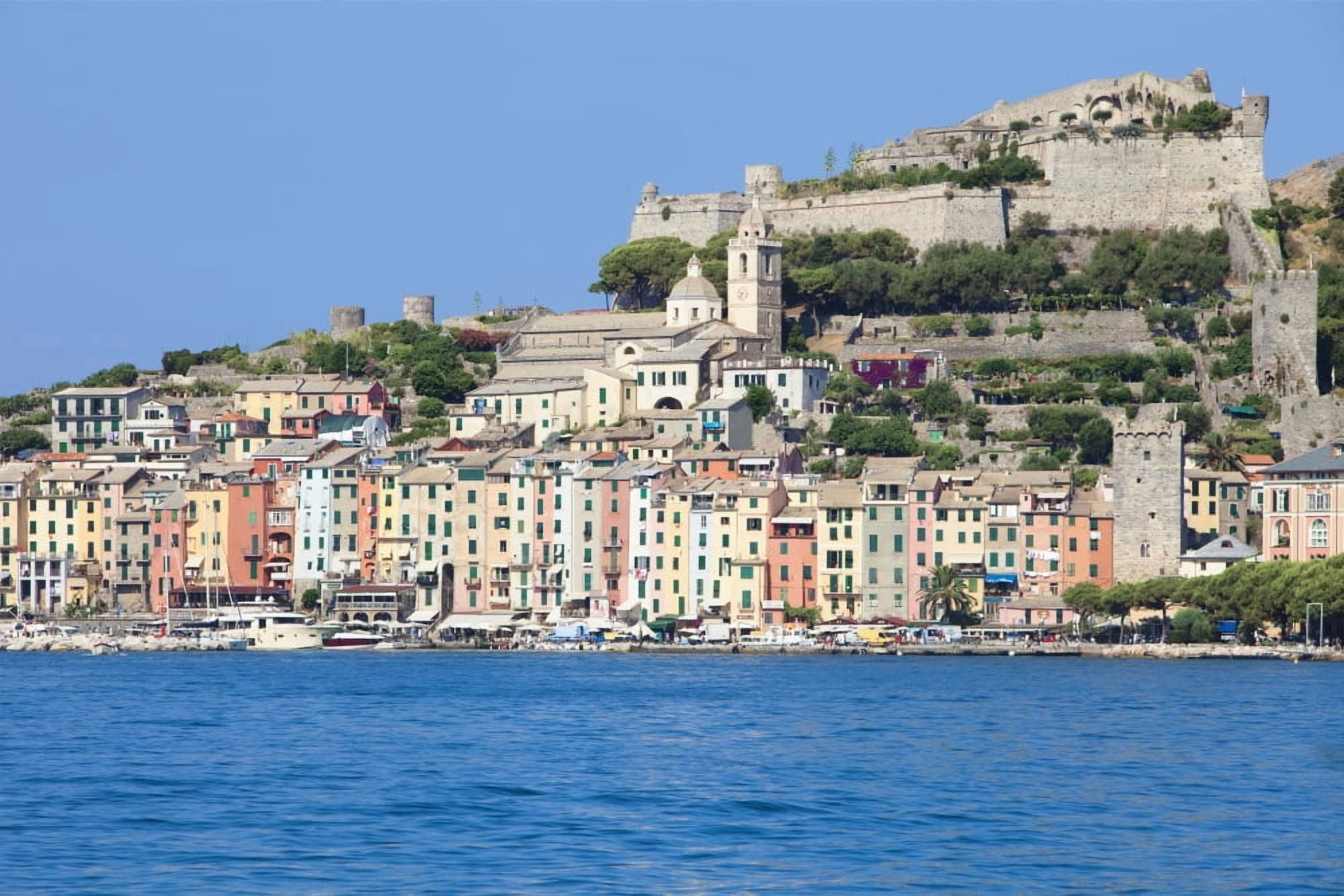 Italy Liguria La Spezia Golfo dei Poeti Portovenere Canvas Art - Panoramic Images (36 x 12)