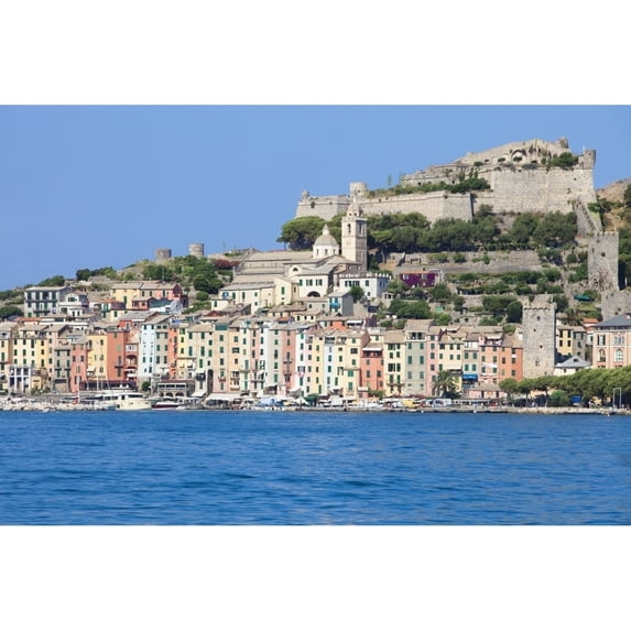 Italy Liguria La Spezia Golfo dei Poeti Portovenere. Poster Print (27 x 9)