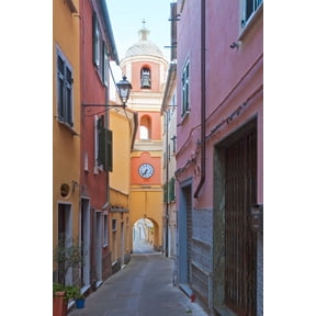 Italy Liguria La Spezia - Village La Serra Canvas Art - Panoramic Images (36 x 12)