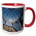 thumbnail image 1 of 3drose, Italy, Naples. Galleria Umberto 1, Glass-vaulted Ceiling., 11oz Two-tone Red Mug, 1 of 6