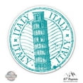thumbnail image 1 of Italy Pisa Travel Stamp - 12" Vinyl Sticker Waterproof Decal, 1 of 1