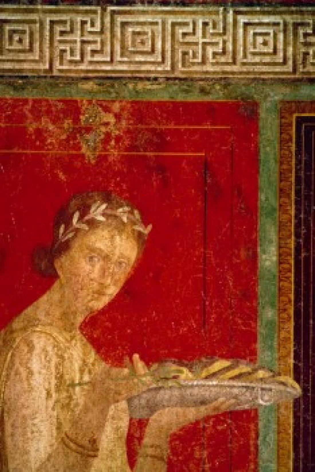 Italy Pompeii Villa of the Mysteries #9 fresco circa 60-50 BC Roman Art Canvas Art - (18 x 24)