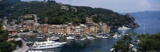 Italy Portfino Canvas Art - Panoramic Images (36 x 12)
