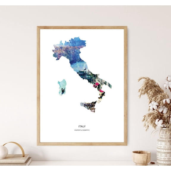Italy Print Italy Print Italy Italy Italy Map Art Map Of Italy