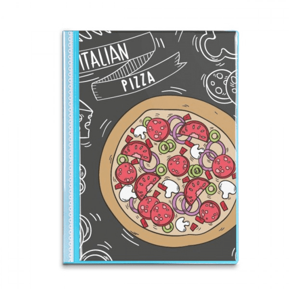 Italy  Resident Diet Pattern Book Sheet Protectors Portfolio Binder Folder