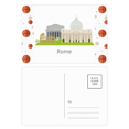 thumbnail image 1 of Italy Rome Landscape National Landmark Basketball Postcard Set Thanks Card Mailing Side 20pcs, 1 of 3