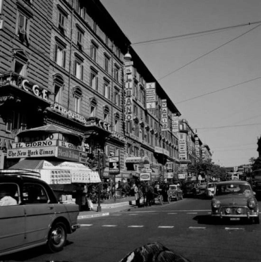 Italy Rome Street scene Canvas Art - (18 x 24)