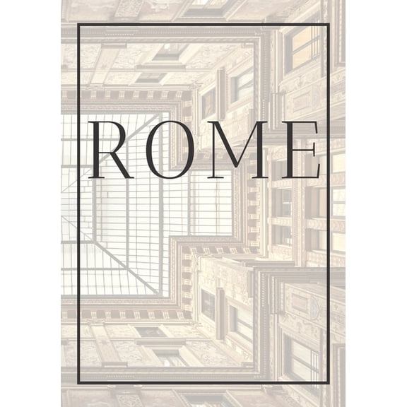 Italy: Rome: A decorative book for coffee tables, end tables, bookshelves and interior design styling Stack Italy city books to add decor to any room. Faded skyline effect cover: Ideal for your own ho