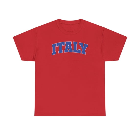 Italy Shirt Gifts Tshirt Crew Neck Short Sleeve