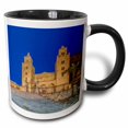 thumbnail image 1 of 3drose, Italy, Sicily, Cefalu, Cefalu Cathedral Completed in the 12th Century, 15oz Two-tone Black Mug, 1 of 6