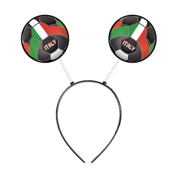 Italy Soccer Bopper Headbands, Pack of 4