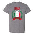 thumbnail image 1 of Italy Soccer Laurel - Sports Athletics T Shirt - 3X-Large - Sport Grey, 1 of 5