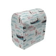 thumbnail image 1 of Italy Stand Mixer Cover, Repeated Style Gondolas with Male Gondoliers from Venice and Clouds, Kitchen Appliance Organizer Bag Cover with Pockets, 5 Quarts, Off White and Multicolor, by Ambesonne, 1 of 4