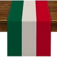 thumbnail image 1 of Italy Table Runner for Italian Themed Party Decoration Home Kitchen Dining Room Dinner Linen Table Decor (13.8" x 71"), 1 of 1