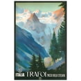thumbnail image 1 of Italy - Trafoi - Vintage Travel Poster (12x18Inches(BlackWood-Framed)), 1 of 6