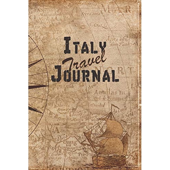 Pre-Owned Italy Travel Journal: 6x9 Travel Notebook with prompts and Checklists perfect gift for your Trip to Italy for every Traveler (Paperback) 1070847186 9781070847184