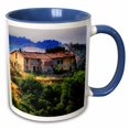 thumbnail image 1 of 3drose, Italy, Tuscan Farmhouse, 15oz Two-tone Blue Mug, 1 of 6