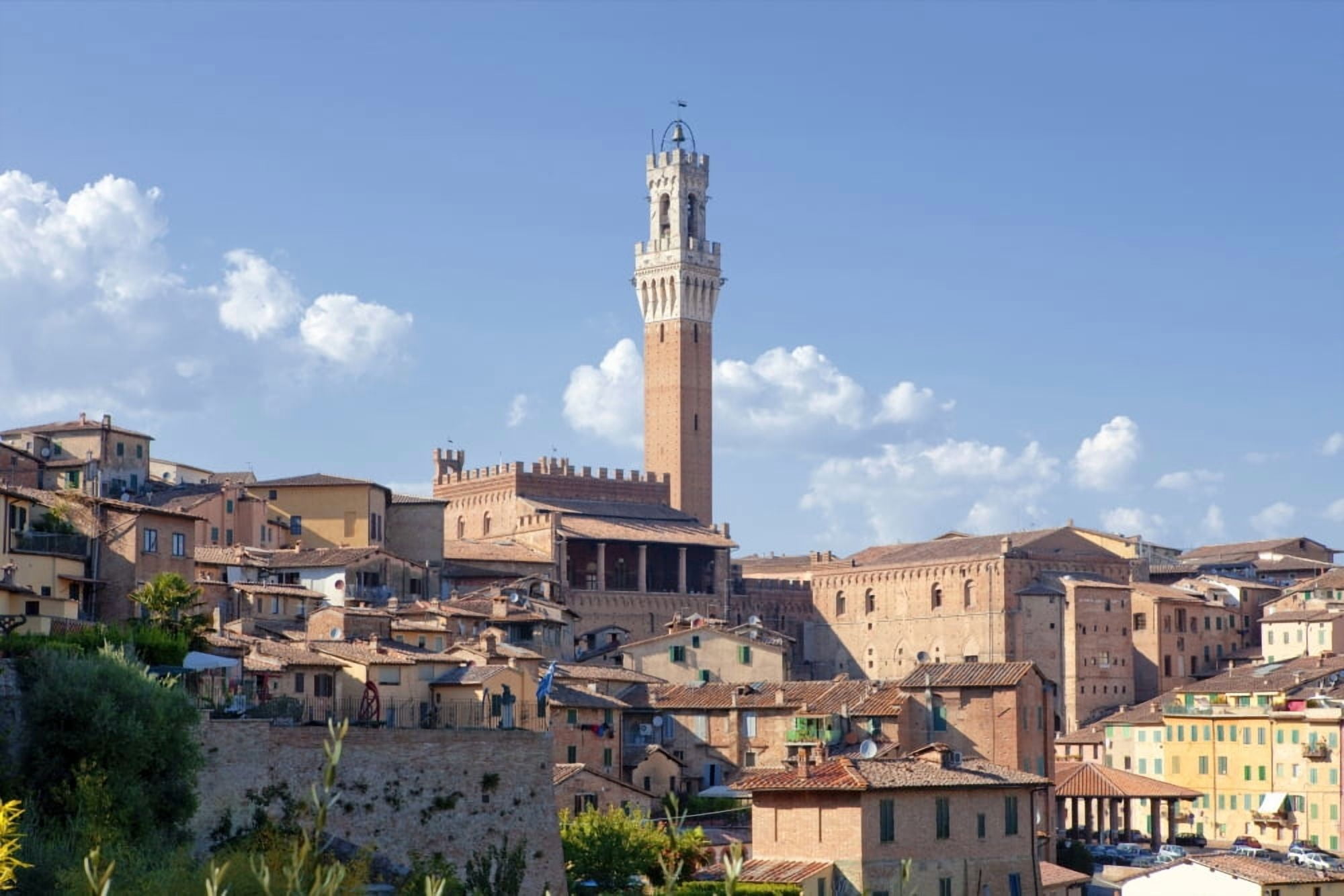 Italy Tuscany Siena - The Old Town Canvas Art - Panoramic Images (27 x 9)