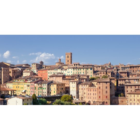 Italy Tuscany Siena - The Old Town Canvas Art - Panoramic Images (36 x 12)