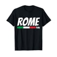 thumbnail image 1 of Italy Vacation, Roma Italia Travel, Italy Flag Rome Italy T-Shirt, 1 of 5