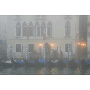 Italy, Venice Gondolas on the Grand Canal by Wendy Kaveney (24 x 15)
