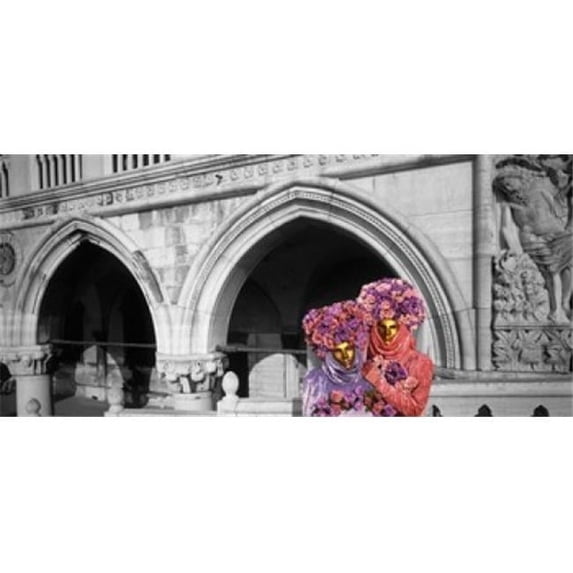Italy Venice Palazzo Ducale masquerade Poster Print by - 36 x 12