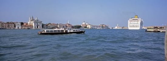 Italy Venice San Giorgio Canvas Art - Panoramic Images (36 x 13)