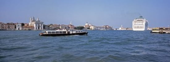 Italy Venice San Giorgio Canvas Art - Panoramic Images (36 x 13)