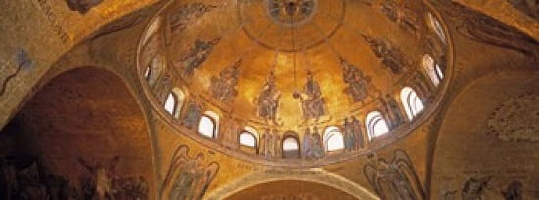 Italy Venice San Marcos Cathedral Canvas Art - Panoramic Images (15 x 6)
