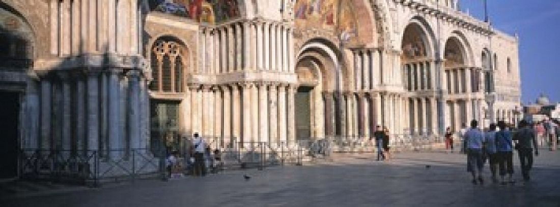 Italy Venice San Marcos Cathedral Canvas Art - Panoramic Images (18 x 7)