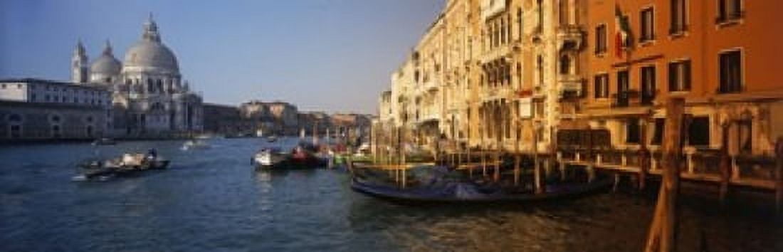Italy Venice Santa Maria della Salute Grand Canal Canvas Art - Panoramic Images (18 x 6)