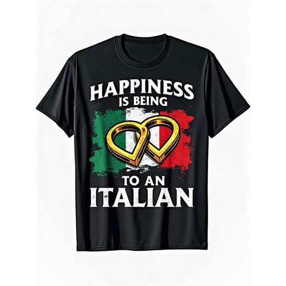 Italy Wedding Italian Marriage Married Heritage T-Shirt