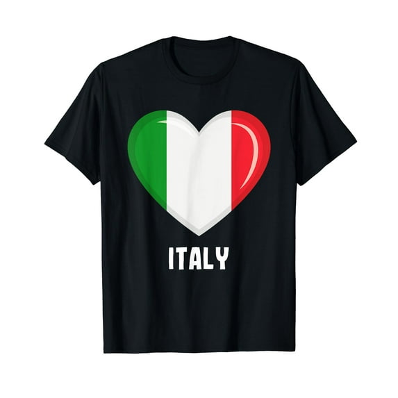 Italy flag Italian T-Shirt Men Women Casual Vintage T-Shirt