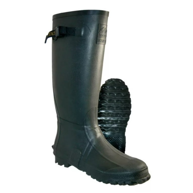 Itasca 656919 Men s Mid Tier Rubber Boots Size 12 Green Walmart