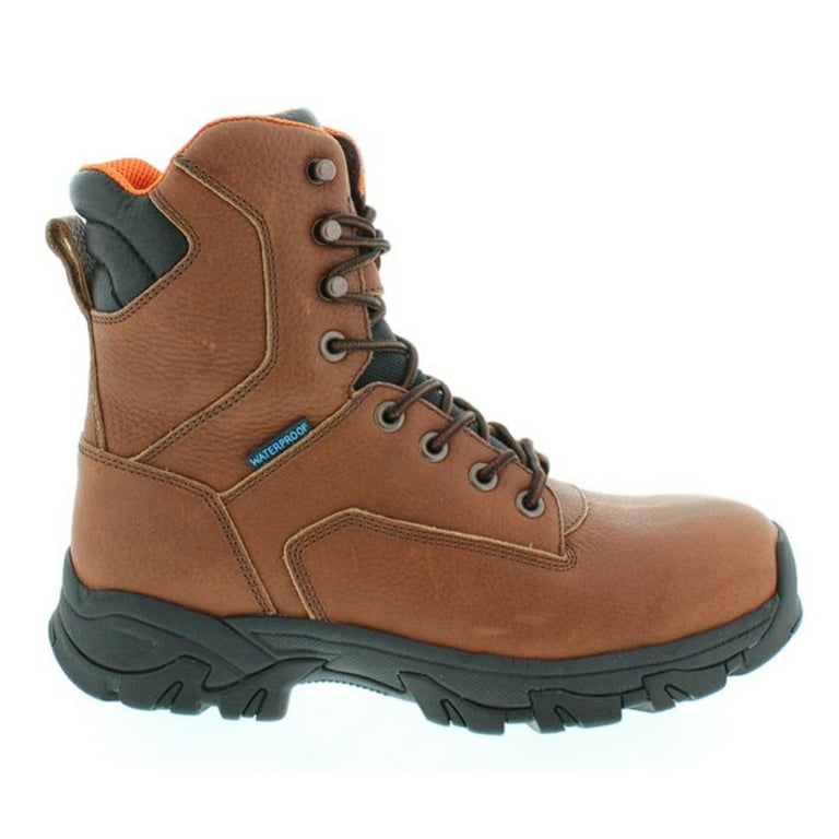 Itasca CES013TS Mens Core 8 Soft Toe Work Boots Size 13 Width Medium Color Brown