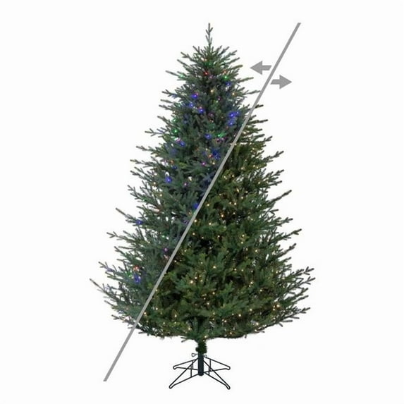 Vickerman A110376LEDCC 7.5 ft. x 64 in. Itasca Fraser Fir 3 mm 750CC Christmas Tree