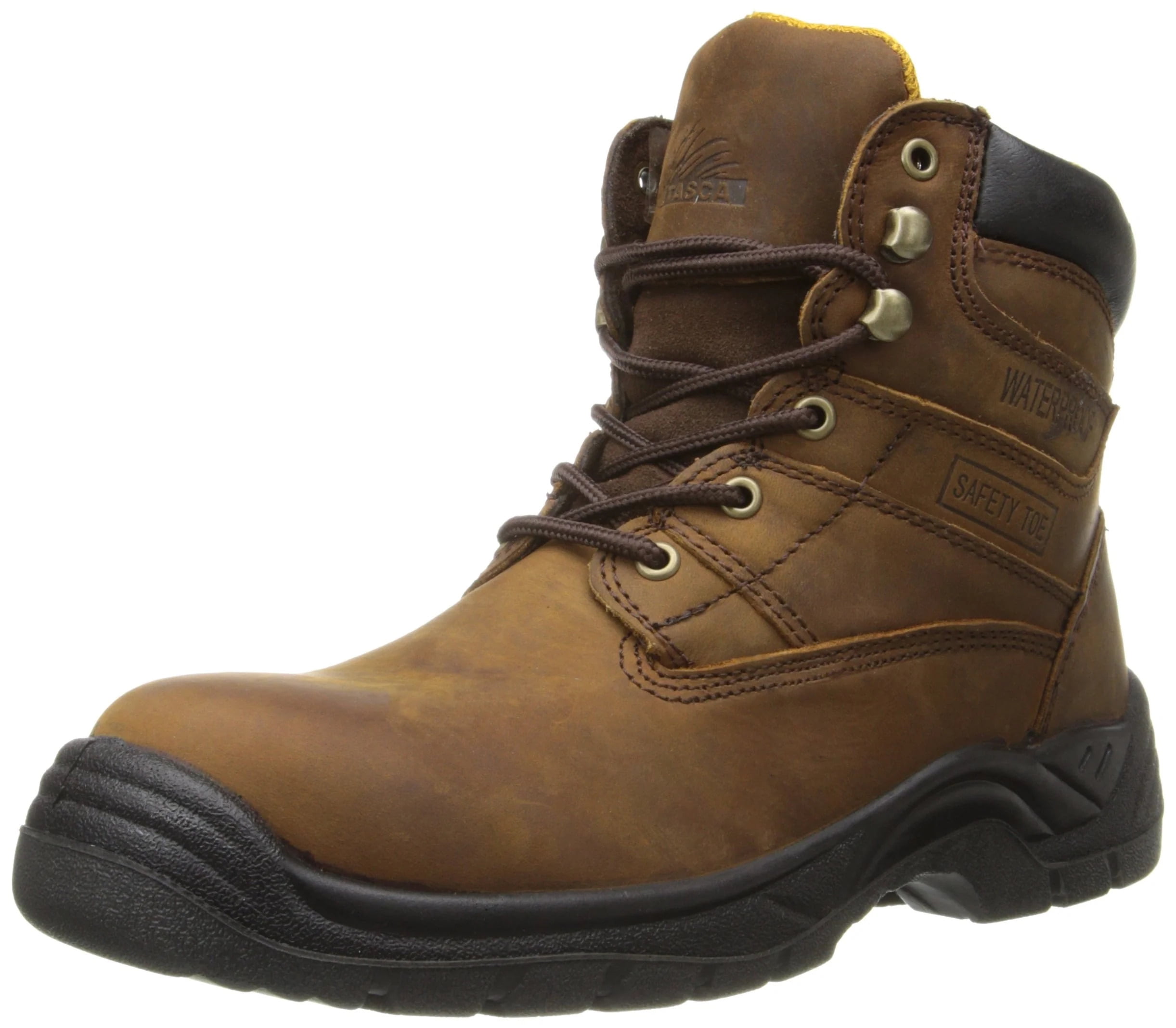 Itasca Men's Authority 6 Work Boots Size: 8.5 Wide Brown - Walmart.com