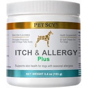 PET SCY Itch and Allergy Plus Chews - Dog Allergy Relief & Itch Support - 5.4oz, 1 Pack