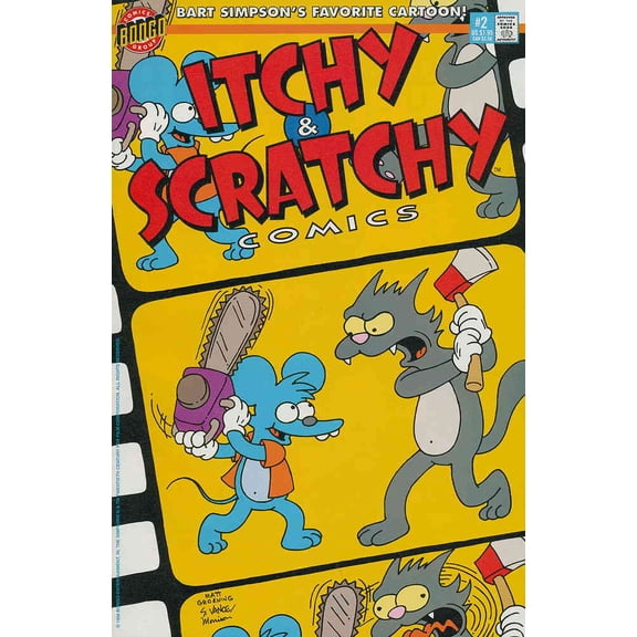 Itchy And Scratchy Comics #2 VF ; Bongo Comic Book