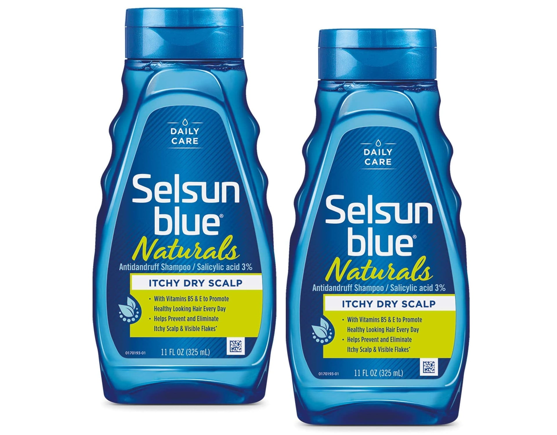 2 Pack Selsun Blue Naturals Dandruff Shampoo 11 Oz Each