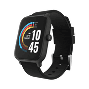 Itech 24/7 Evo Unisex Adult Smartwatch, HRM, Activity Tracker, Multi Sports (Black/Black)