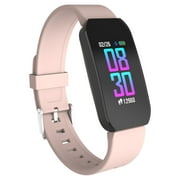 Itech Active Smartwatch Tracker for Men/Women, iOS & android Compatible (Blush)