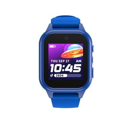 iTech Jr. 4 Kids Unisex Smartwatch with Camera, Audiobooks, and Games – Blue Case with Blue Strap