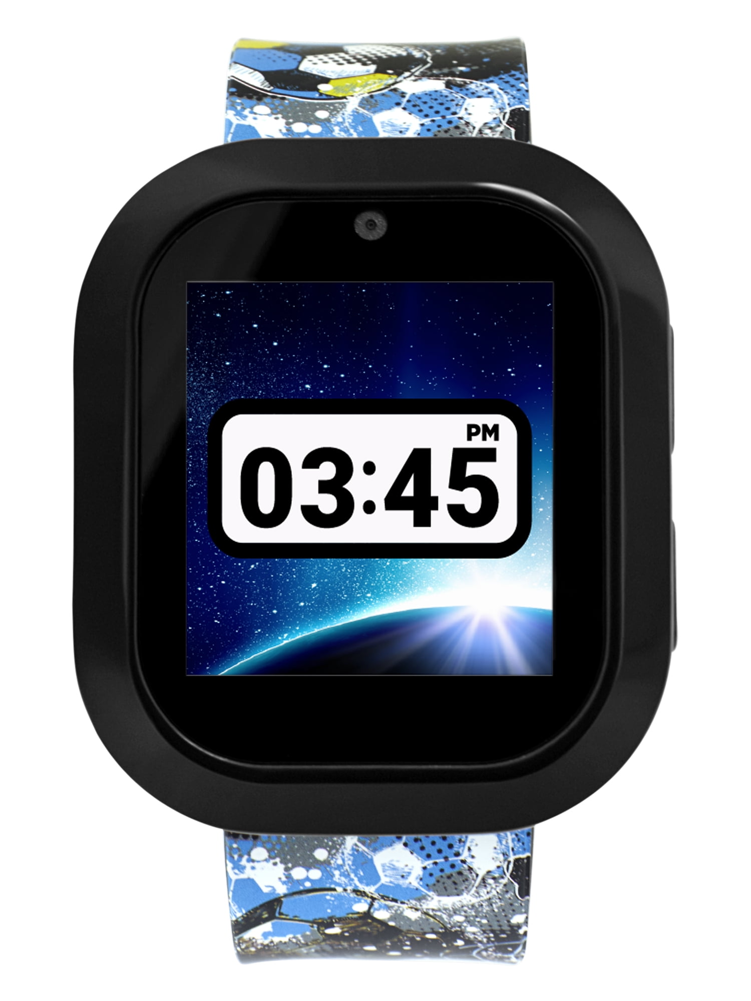 Itech Junior Kids Boys Sports Ball Bluetooth Enabled Smartwatch with Interchangeable Straps and Bezels