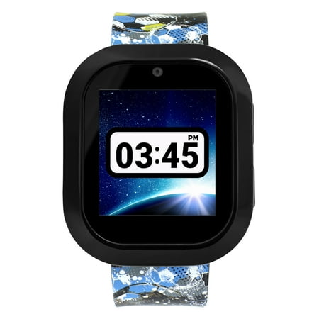 Itech Junior Kids Boys Sports Ball Bluetooth Enabled Smartwatch with Interchangeable Straps and Bezels