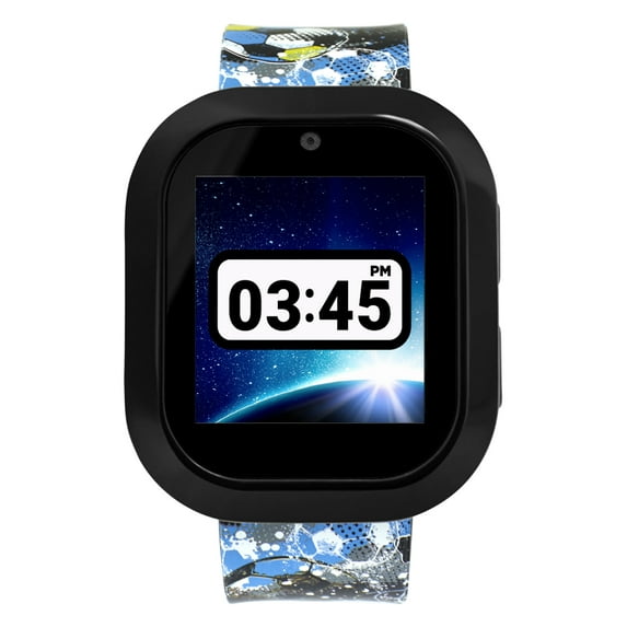 Itech Junior Kids Boys Sports Ball Bluetooth Enabled Smartwatch with Interchangeable Straps and Bezels