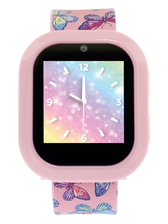 Kids Girls Butterfly Bluetooth Enabled Smartwatch with Interchangeable Straps and Bezels