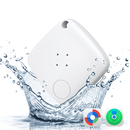 OTIC iOS and Android Air Tracker Tags 1 Pack, Rechargeable Android Tracker Tags Bluetooth Key Finder Compatible with iOS and Android for Keys, Luggage and More
