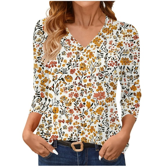 My Item Beifu Boho Tops For Women Trendy Womens Tops Casual Cotton Women Blouses Long Sleeve T Shirts For Women Cotton Long Fall Outfits For Women 2025